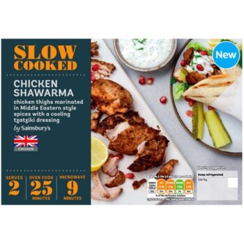 Sainsbury's Slow Cooked Chicken Shawarma (480g)