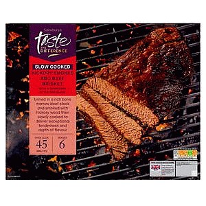 Sainsbury's Slow Cooked Hickory Smoked BBQ Beef Brisket Taste the Difference (1.88kg)