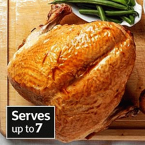 Sainsbury's Small Fresh Free Range British Bronze Turkey Crown Taste the Difference 1-1.99kg
