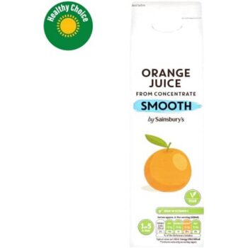 Sainsbury's Smooth Pure Orange Juice (1 Litre)