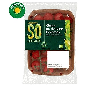 Sainsbury's SO Organic Cherry on the Vine Tomatoes (200g)
