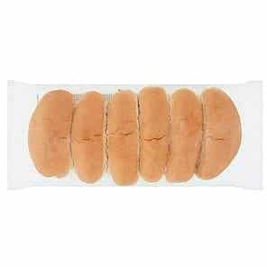 Sainsbury's Soft White Finger Rolls (6)
