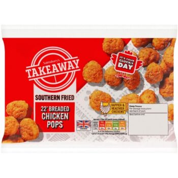 Sainsbury's Southern Fried Breaded Chicken Breast Pops (190g)