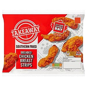 Sainsbury's Southern Fried Breast Strips (400g)