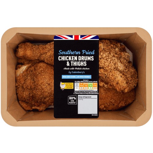 Sainsbury's Southern Fried Chicken Drums & Thighs (800g)