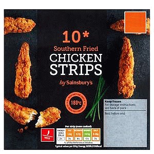 Sainsbury's Southern Fried Chicken Strips (10 x 190g)