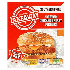 Sainsbury's Southern Fried Fillet Burgers (210g)