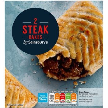 Sainsbury's Steak Bakes (2 x 280g)