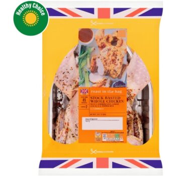 Sainsbury's Stock Basted Whole Chicken (1.9kg)