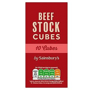 Sainsbury's Stock Cubes Beef (10 x 10g)