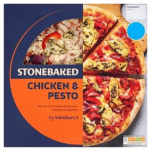 Sainsbury's Stonebaked Chicken & Pesto (300g)