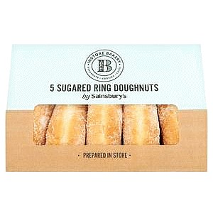 Sainsbury's Sugared Ring Doughnuts (5)