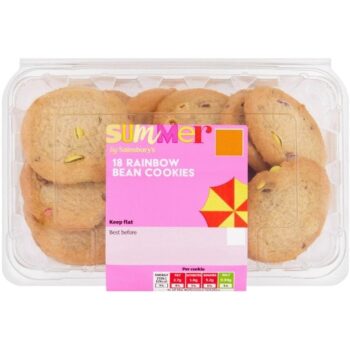 Sainsbury's Summer Rainbow Bean Cookies (18 x 198g)