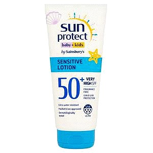 Sainsbury's Sun Protect Baby Sensitive Lotion SPF50+ (200ml)