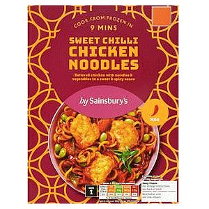 Sainsbury's Sweet Chilli Chicken Noodles (400g)