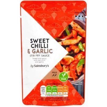 Sainsbury's Sweet Chilli & Garlic Stir Fry Sauce (120g)