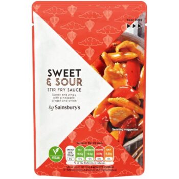 Sainsbury's Sweet & Sour Stir Fry Sauce (120g)