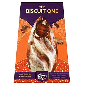 Sainsbury's The Biscuit One XL Milk & White Chocolate Egg Taste the Difference (230g)