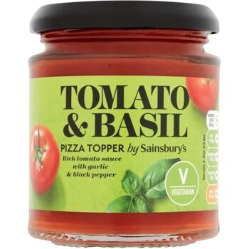 Sainsbury's Tomato & Basil Pizza Sauce Topper (190g)