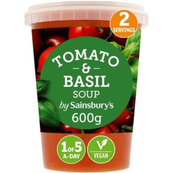 Sainsbury's Tomato & Basil Soup (600g)