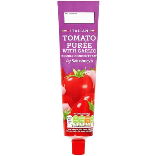 Sainsbury's Tomato Puree With Garlic (200g)
