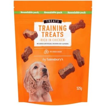 Sainsbury's Training Dog Treats Rich In Chicken (125g)