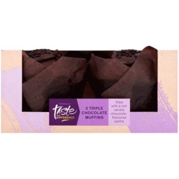 Sainsbury's Triple Chocolate Muffins Taste the Difference (2)