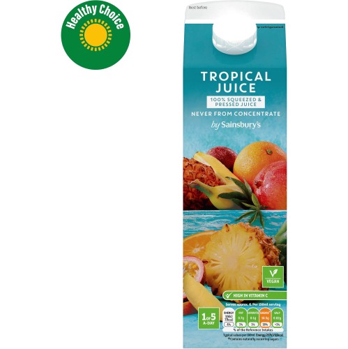 Sainsbury's Tropical Juice Not From Concentrate (1 Litre)