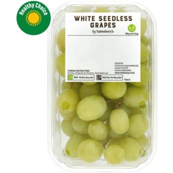 Sainsbury's White Seedless Grapes (500g)