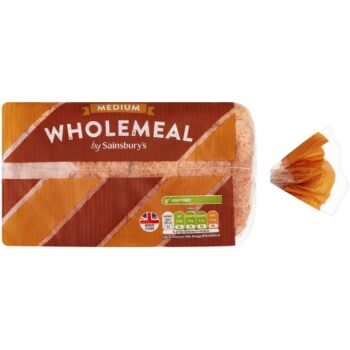 Sainsbury's Wholemeal Bread Medium (400g)