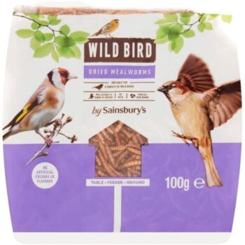 Sainsbury's Wild Bird Dried Mealworms (100g)