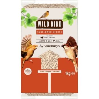 Sainsbury's Wild Bird Sunflower Hearts (1kg)