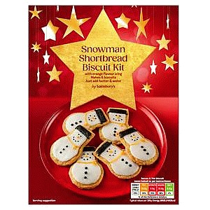 Sainsbury's Xmas Snowmen Biscuit Kit