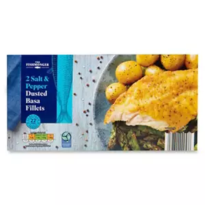 Salt & Pepper Dusted Basa Fillets 2 Pack