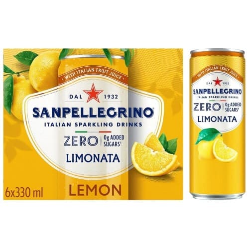 San Pellegrino Zero Lemon (6 x 330ml)