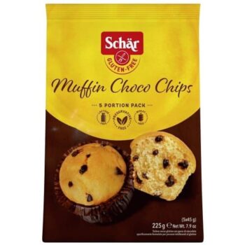 Schar Choco Chip Muffins (5 x 225g)