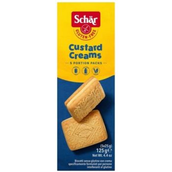 Schar Gluten Free Custard Creams (5 x 125g)