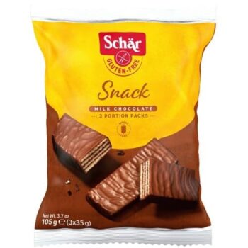 Schar Gluten-Free Snack Bar Milk Chocolate (3 x 35g)