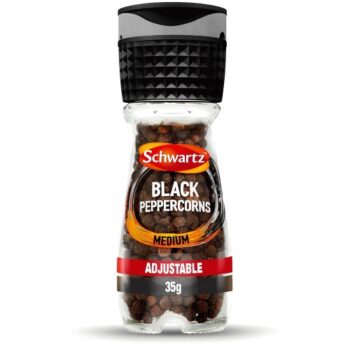 Schwartz Adjustable Black Pepper Corns Grinder 35gr (35g)