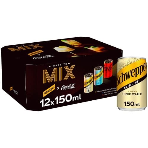 Schweppes & Coca Cola Made to Mix Variety Pack (12 x 150ml)