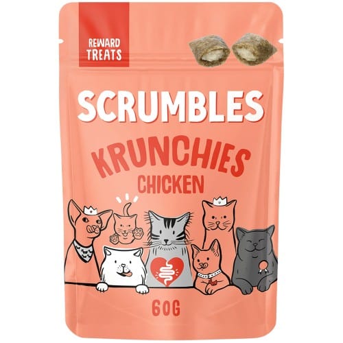 Scrumbles Krunchies Cats Treats (60g)