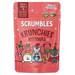 Scrumbles Krunchies Kittymas Cat Treats (60g)