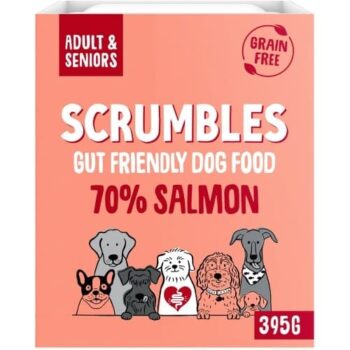 Scrumbles Salmon Pate Wet Dog Food (395g)