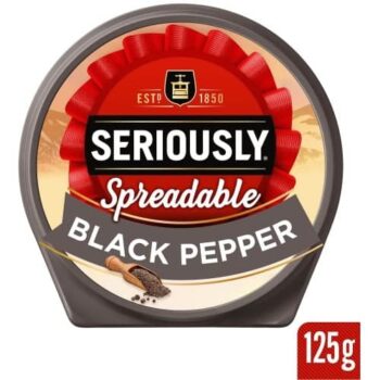 Seriously Spreadable Black Pepper Cheese Spread (125g)