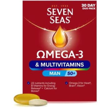 Seven Seas Omega 3 & Multivitamins Man 50+ Duo Pack (60)