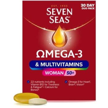 Seven Seas Woman 50+ Omega 3 & Multivitamins 30 Day Duo Pack (60)