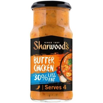 Sharwood's Butter Chicken 30% Less Fat Curry Cooking Sauce (420g)