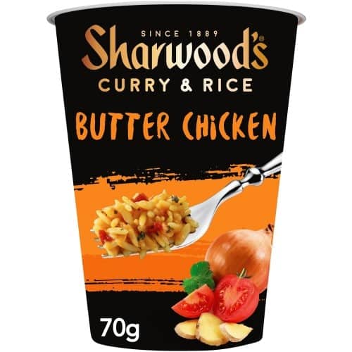 Sharwood's Butter Chicken Instant Curry & Rice Pot (70g)