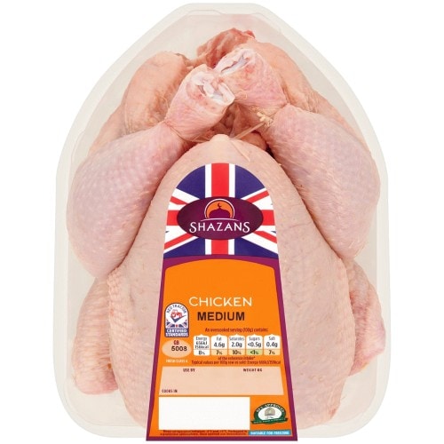 Shazans Medium Whole Chicken 1.4 (1.8kg)