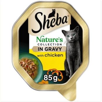Sheba Natures Collection Chicken & Red Pepper Cat Food Tray in Sauce (85g)